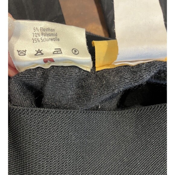 VTG Ski Pants Women M Stirrup Retro 80s 90s Base Layer Athletic Wear Wool Blend - Picture 11 of 12